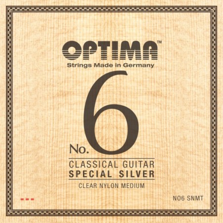 No.6 Konzertgitarre Special Silver Medium Nylon