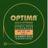 Akustik Gitarre 24K GOLD STRINGS Satz light
