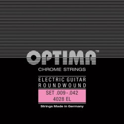 E-Gitarre CHROME STRINGS Satz extra light