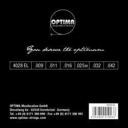 E-Gitarre CHROME STRINGS Satz extra light