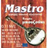 Mastro Complete Set of Silver Plated Bouzouki Strings Silver Wound 8 String Bouzouki
