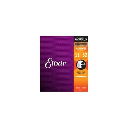 Elixir Nanoweb Light Phosphor Bronze