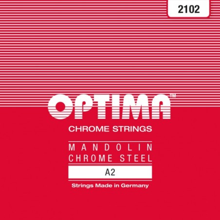 OPTIMA Mandolin CHROME RED Label Paar, a' 2