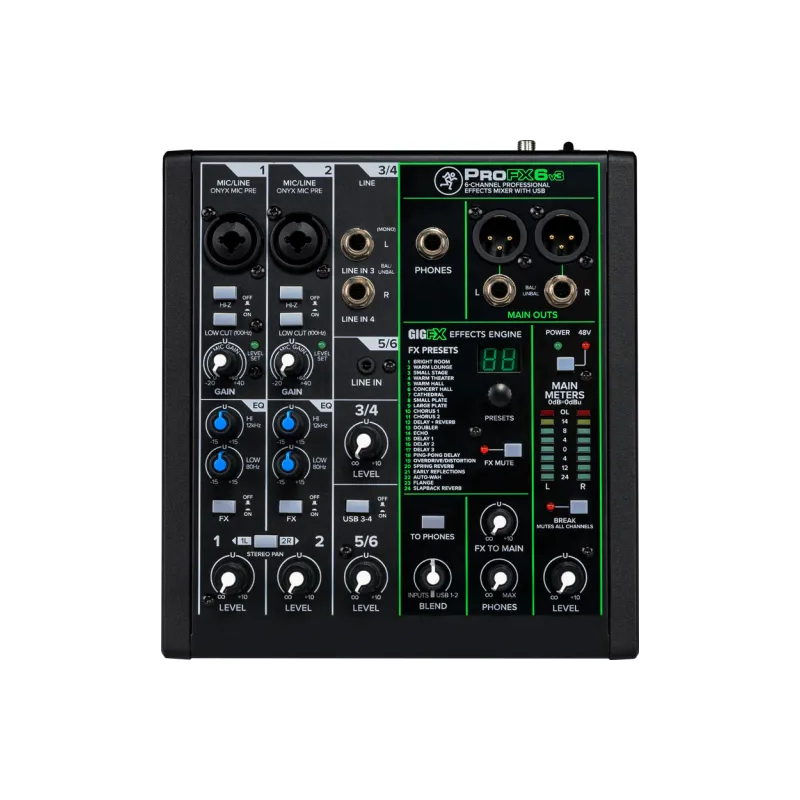 Mackie Pro FX6V3 Analog...